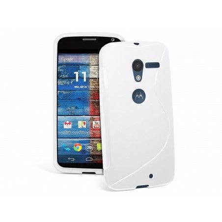 Funda Gel Tpu Motorola Moto X S Line Color Blanca