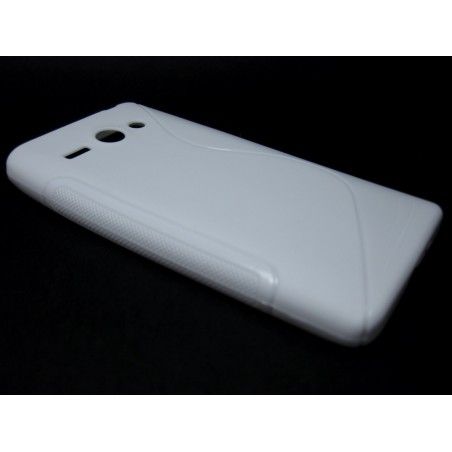 Funda Gel Tpu Huawei Ascend Y530 S Line Color Blanca