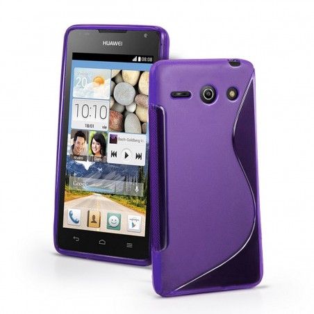 Funda Gel Tpu Huawei Ascend Y530 S Line Color Morado