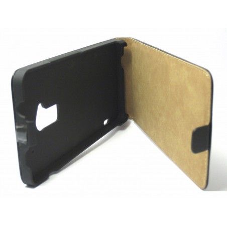 Funda Piel Premium Ultra-Slim HTC One Max Negra