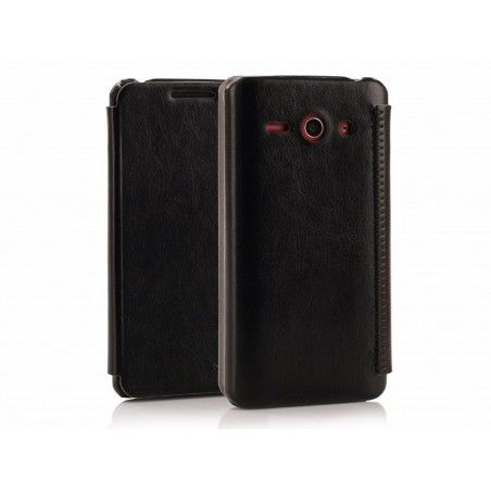 Funda Flip Piel Negra Kalaideng Enland para Huawei Ascend Y530