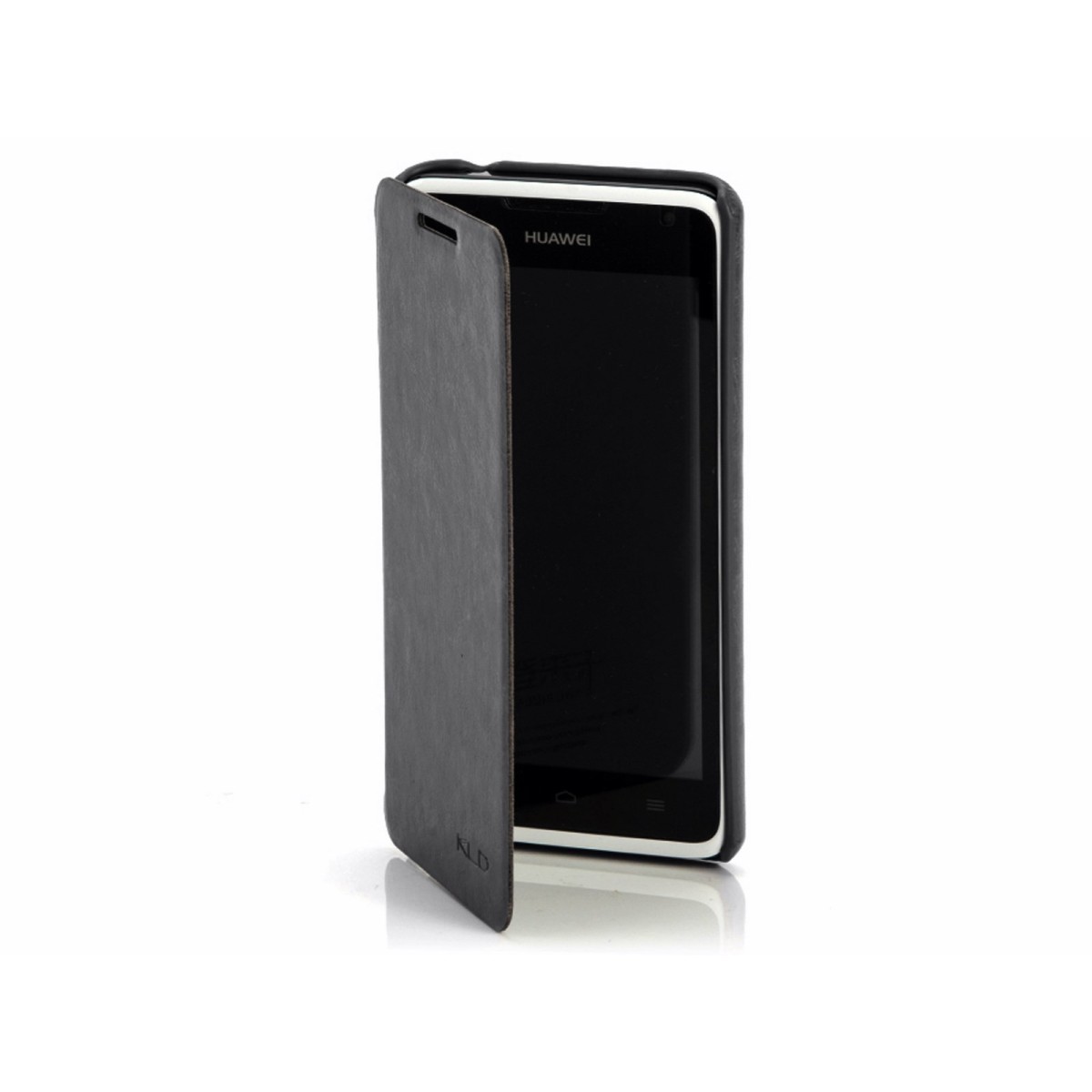 Funda Flip Piel Negra Kalaideng Enland para Huawei Ascend Y530