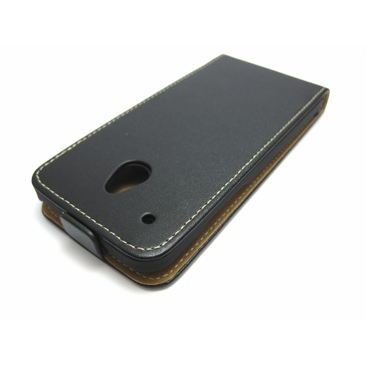 Funda Piel Premium Ultra-Slim HTC One Mini (M4) Negra
