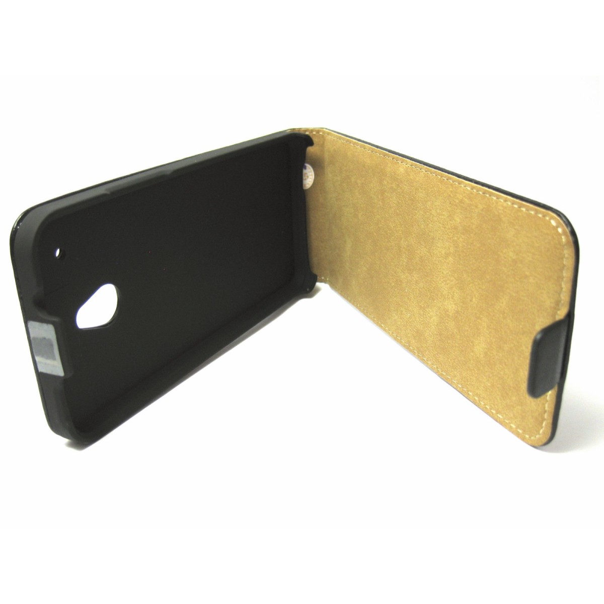 Funda Piel Premium Ultra-Slim HTC One Mini (M4) Negra