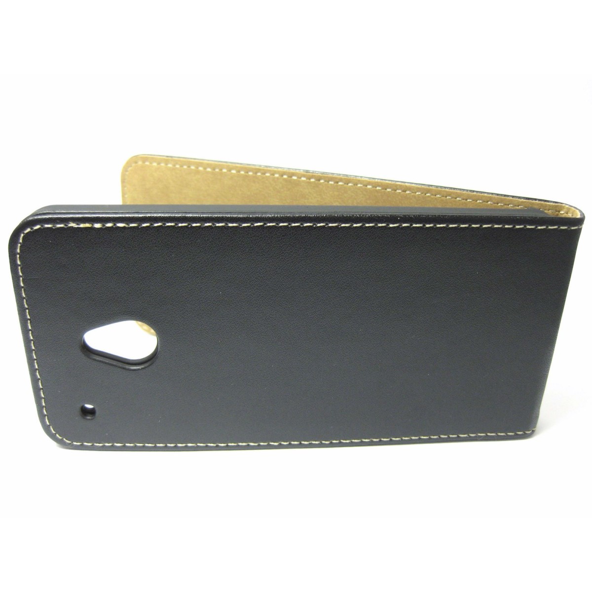 Funda Piel Premium Ultra-Slim HTC One Mini (M4) Negra