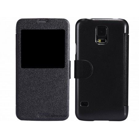 Funda Flip Nillkin Piel Negra para Samsung Galaxy S5 / S5 Neo
