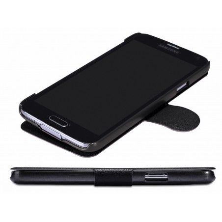 Funda Flip Nillkin Piel Negra para Samsung Galaxy S5 / S5 Neo