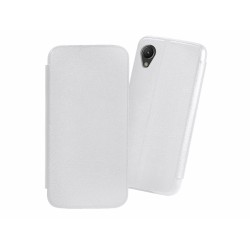 Funda Soporte Casebase Piel Blanca para Sony Xperia Z2 2