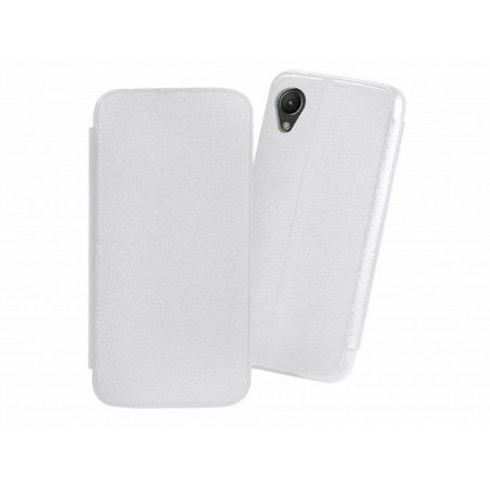 Funda Soporte Casebase Piel Blanca para Sony Xperia Z2