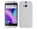 Funda Gel Tpu HTC One 2 (M8) X Line Color Blanca