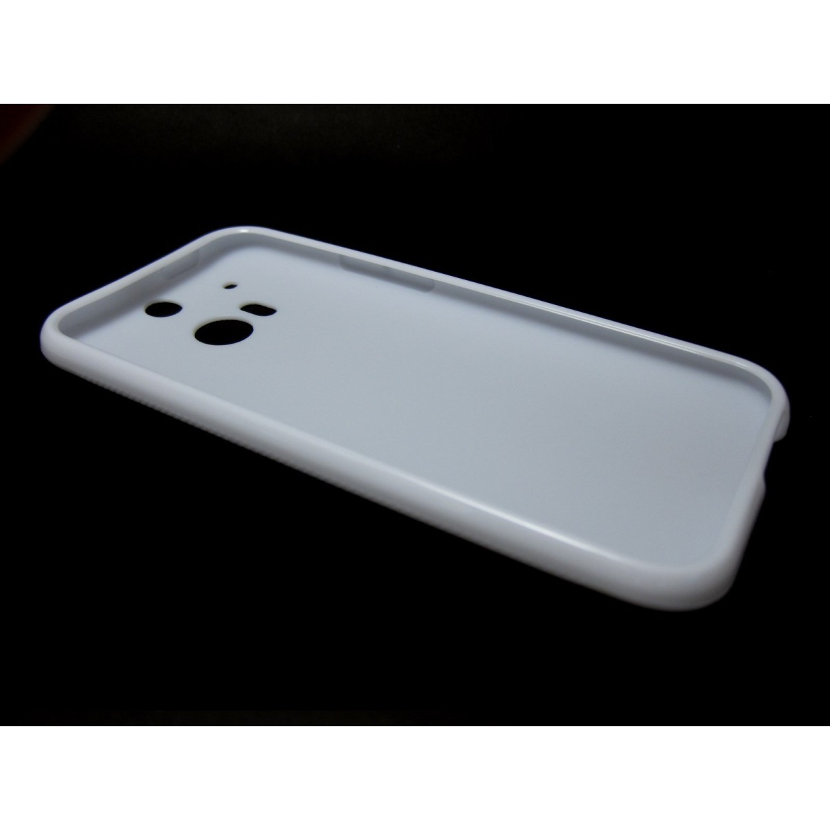 Funda Gel Tpu HTC One 2 (M8) X Line Color Blanca