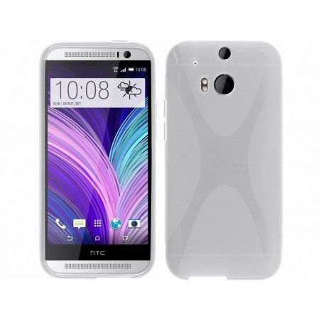 Funda Gel Tpu HTC One 2 (M8) X Line Color Transparente