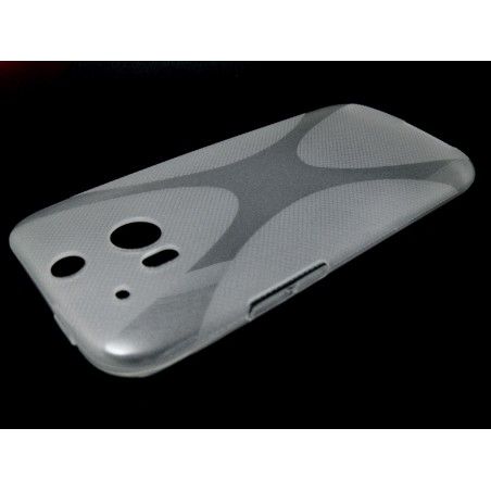 Funda Gel Tpu HTC One 2 (M8) X Line Color Transparente