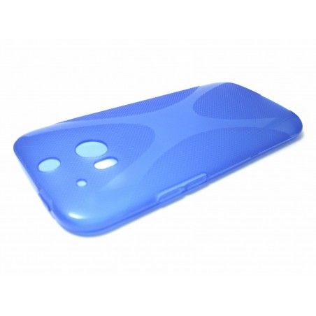 Funda Gel Tpu HTC One 2 (M8) X Line Color Azul