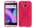 Funda Gel Tpu HTC One 2 (M8) X Line Color Rosa