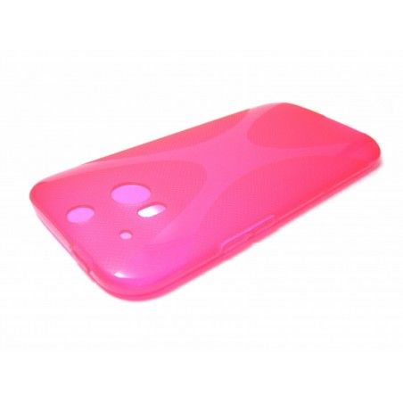 Funda Gel Tpu HTC One 2 (M8) X Line Color Rosa