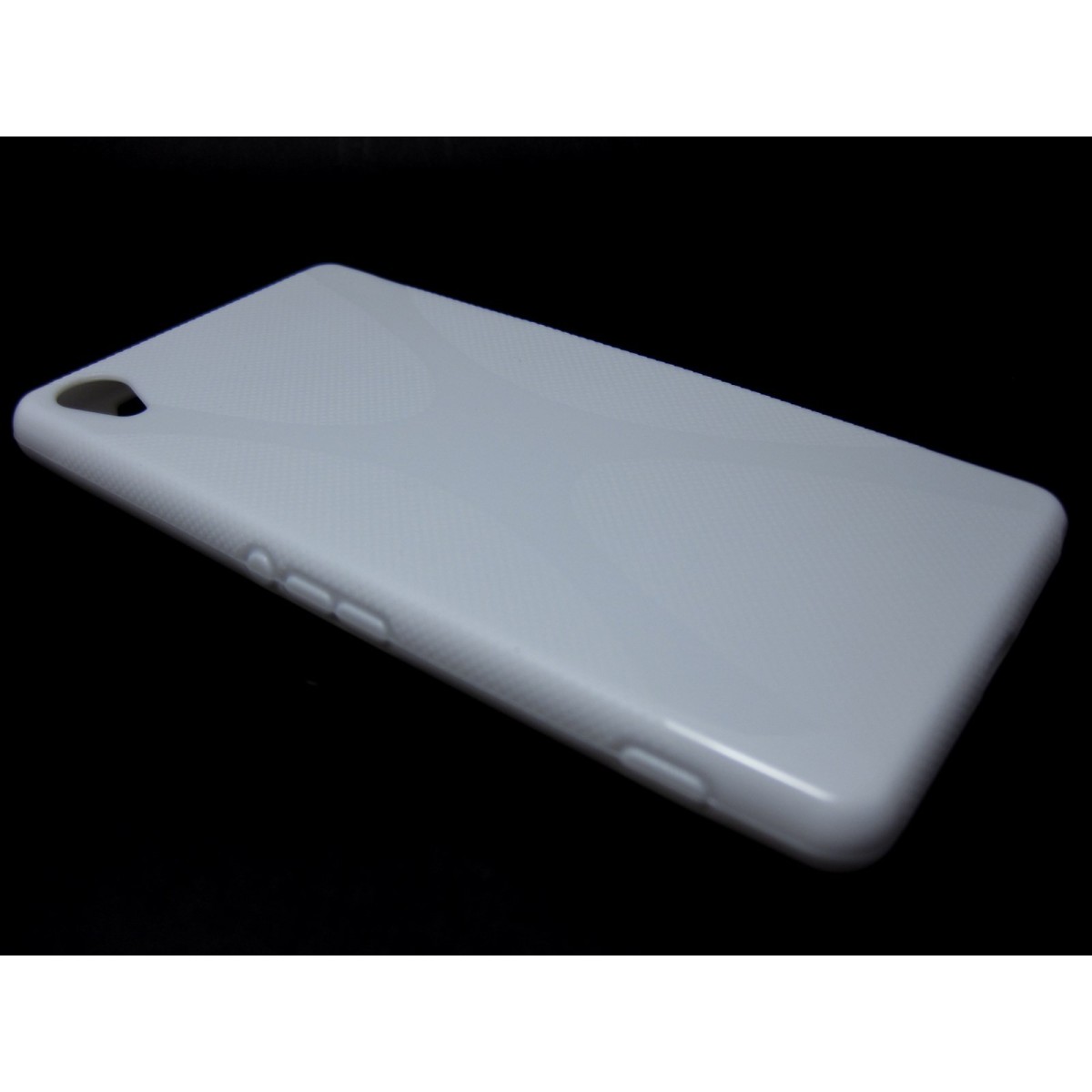 Funda Gel Tpu Sony Xperia Z2 Modelo X Line Color Blanca