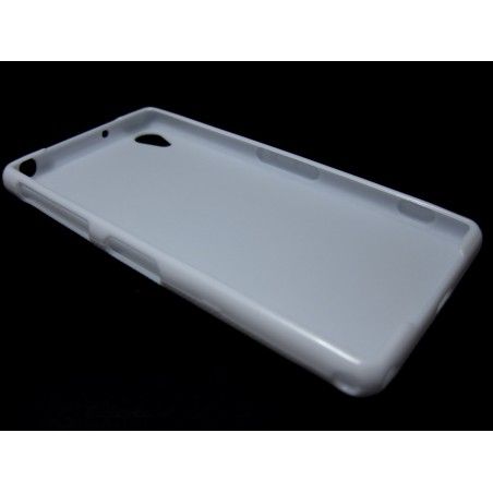 Funda Gel Tpu Sony Xperia Z2 Modelo X Line Color Blanca