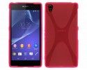 Funda Gel Tpu Sony Xperia Z2 Modelo X Line Color Rosa