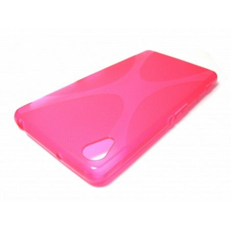 Funda Gel Tpu Sony Xperia Z2 Modelo X Line Color Rosa