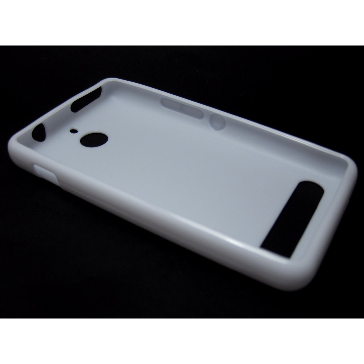 Funda Gel Tpu Sony Xperia E1 Modelo X Line Color Blanca