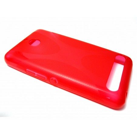 Funda Gel Tpu Sony Xperia E1 Modelo X Line Color Roja