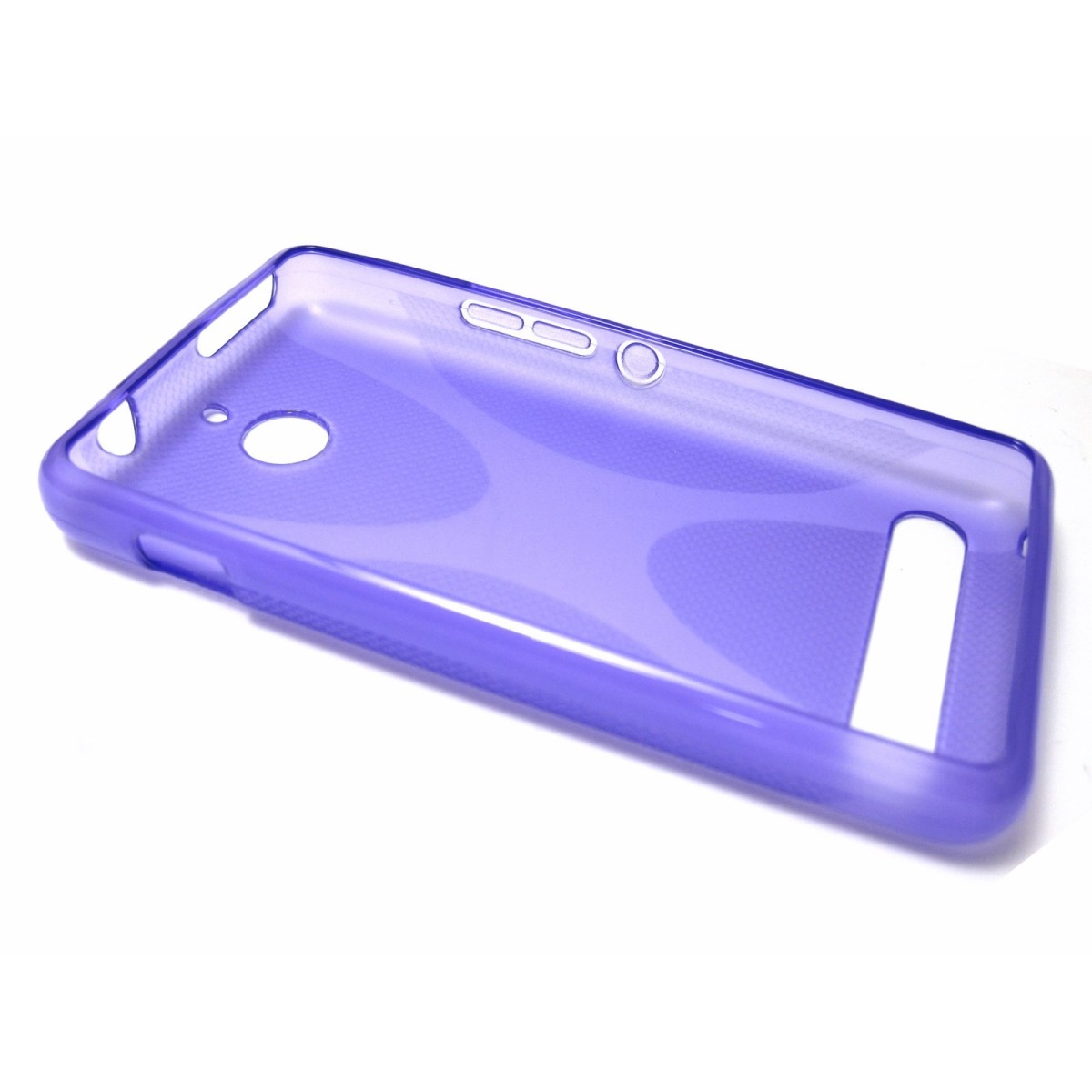 Funda Gel Tpu Sony Xperia E1 Modelo X Line Color Morada