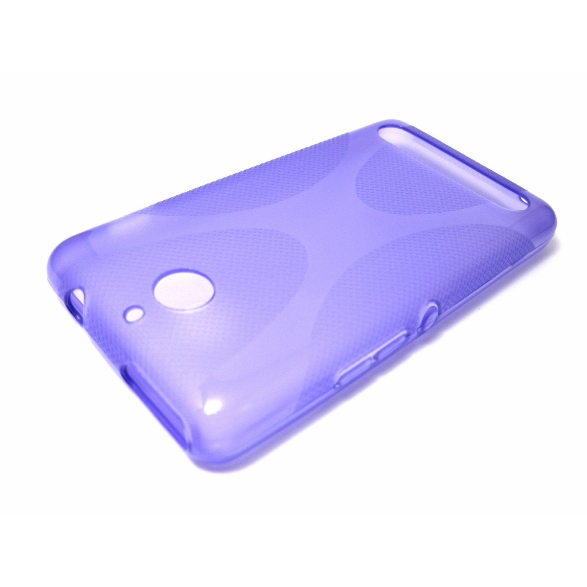 Funda Gel Tpu Sony Xperia E1 Modelo X Line Color Morada