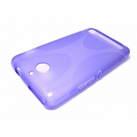 Funda Gel Tpu Sony Xperia E1 Modelo X Line Color Morada