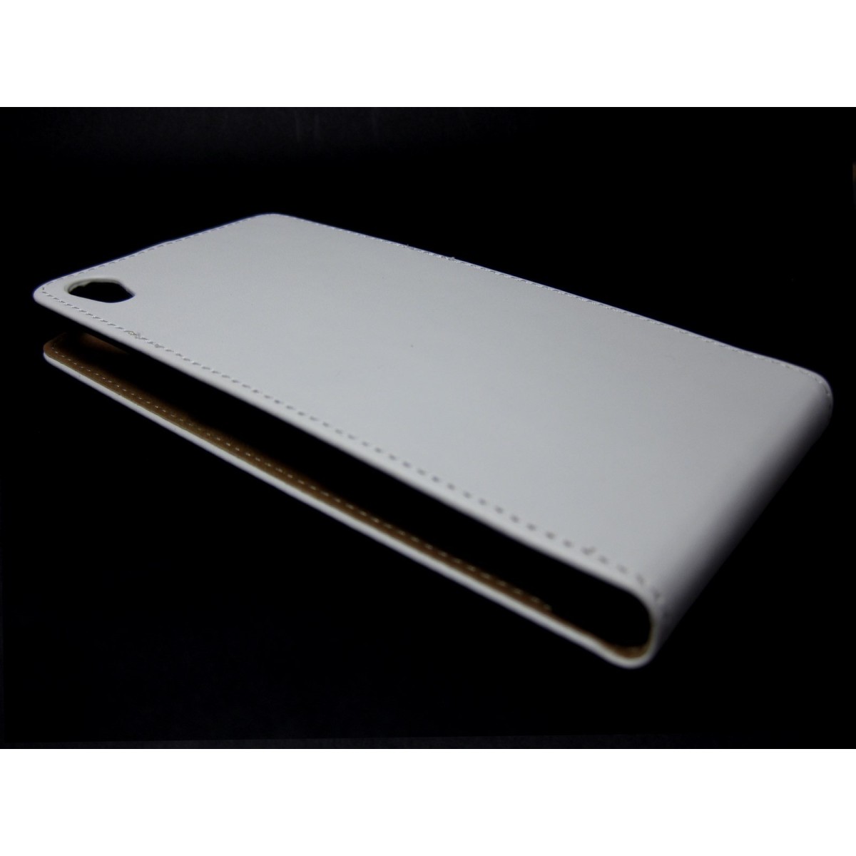 Funda Piel Premium Ultra-Slim Sony Xperia Z2 Blanca