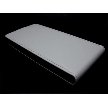 Funda Piel Premium Ultra-Slim Sony Xperia Z2 Blanca