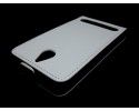 Funda Piel Premium Ultra-Slim Sony Xperia E1 Blanca