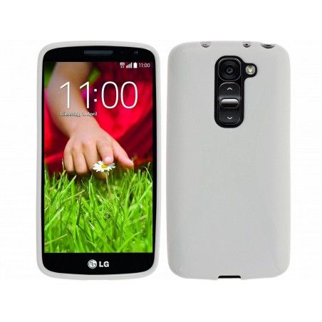 Funda Gel Tpu Lg Optimus G2 Mini D620 Modelo X Line Color Blanca