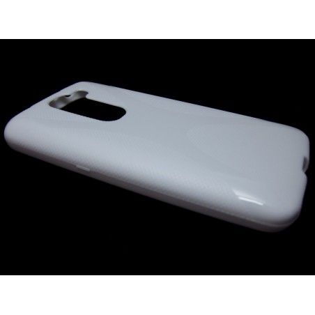 Funda Gel Tpu Lg Optimus G2 Mini D620 Modelo X Line Color Blanca