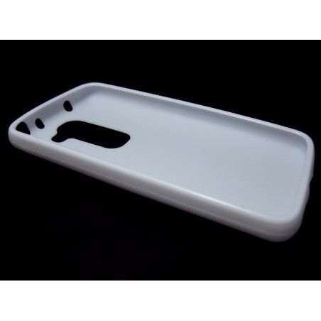 Funda Gel Tpu Lg Optimus G2 Mini D620 Modelo X Line Color Blanca