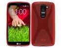 Funda Gel Tpu Lg Optimus G2 Mini D620 Modelo X Line Color Roja