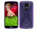Funda Gel Tpu Lg Optimus G2 Mini D620 Modelo X Line Color Morada