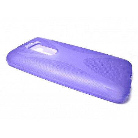 Funda Gel Tpu Lg Optimus G2 Mini D620 Modelo X Line Color Morada