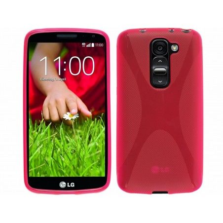 Funda Gel Tpu Lg Optimus G2 Mini D620 Modelo X Line Color Rosa