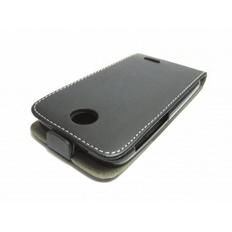 Funda Piel Premium Ultra-Slim HTC Desire 310 Negra