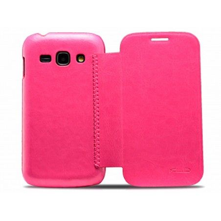 Funda Flip Piel Rosa / Fucsia Kalaideng Enland para Samsung Galaxy Ace 3 S7270 / S7272 / S7275