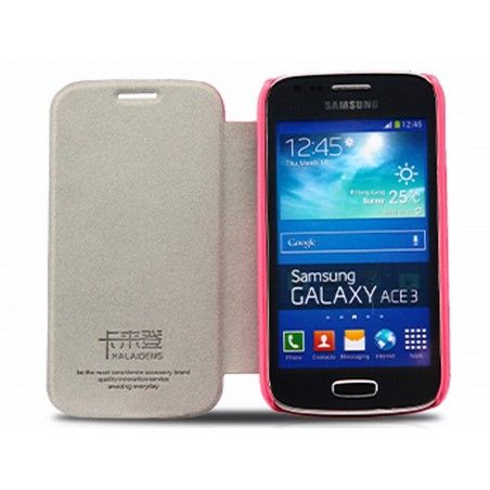 Funda Flip Piel Rosa / Fucsia Kalaideng Enland para Samsung Galaxy Ace 3 S7270 / S7272 / S7275