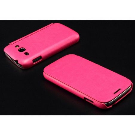 Funda Flip Piel Rosa / Fucsia Kalaideng Enland para Samsung Galaxy Ace 3 S7270 / S7272 / S7275
