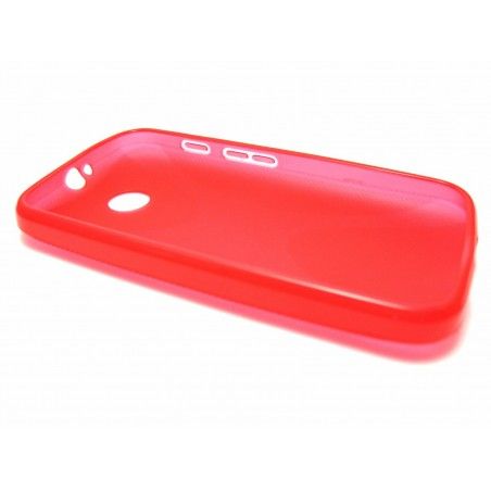 Funda Gel Tpu Motorola Moto E Modelo X Line Color Roja