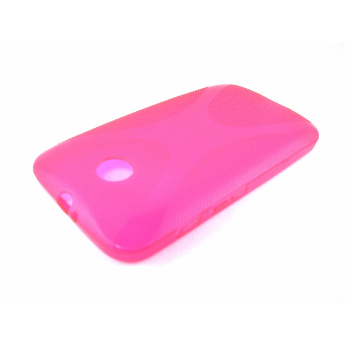 Funda Gel Tpu Motorola Moto E Modelo X Line Color Rosa