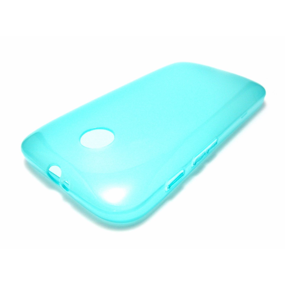 Funda Gel Tpu  Motorola Moto E Color Azul