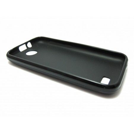 Funda Gel Tpu HTC Desire 310 Modelo X Line Color Negra