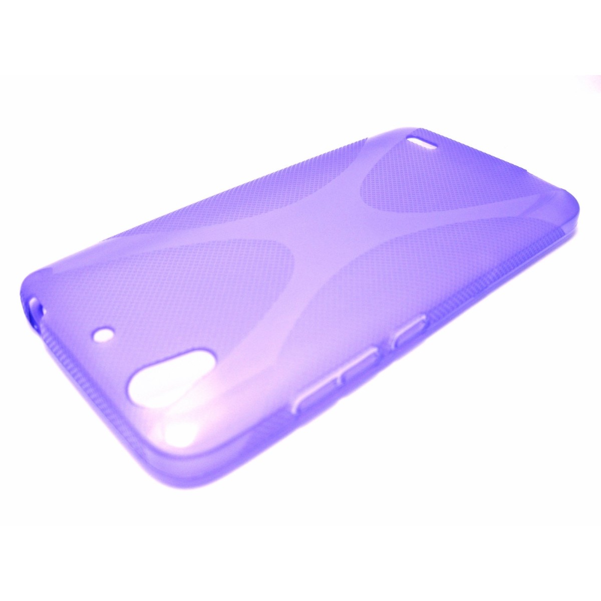 Funda Gel Tpu Huawei Ascend G630 Modelo X Line Color Morada