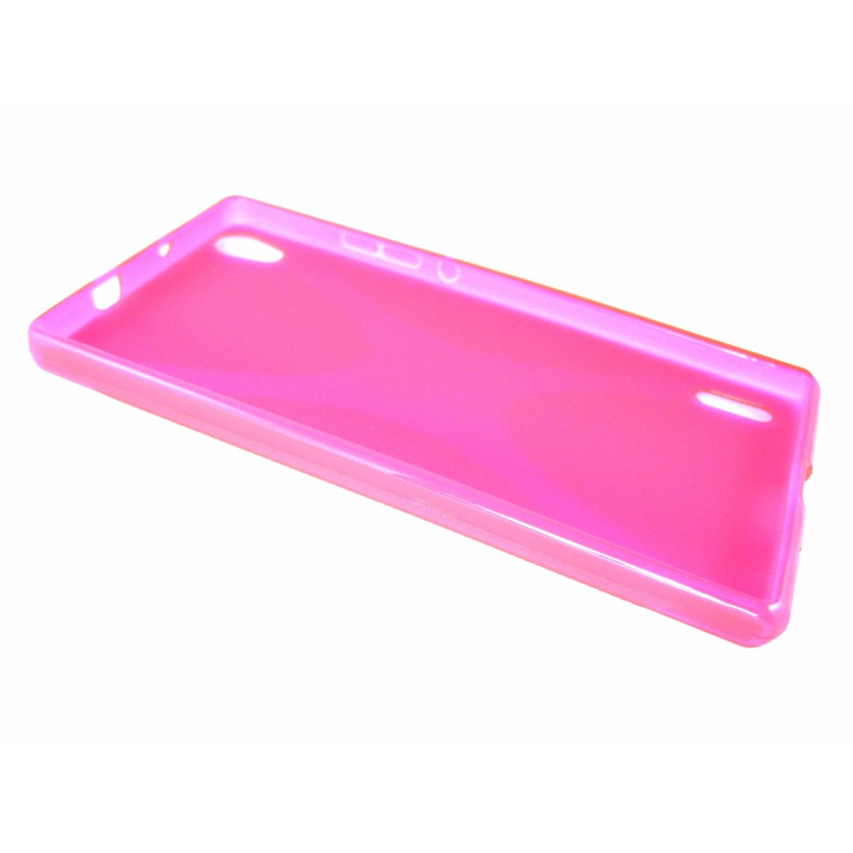 Funda Gel Tpu Huawei Ascend P7 Modelo X Line Color Rosa