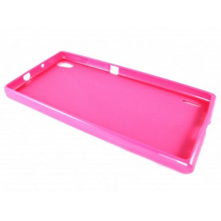 Funda Gel Tpu para Huawei Ascend P7 Color Rosa